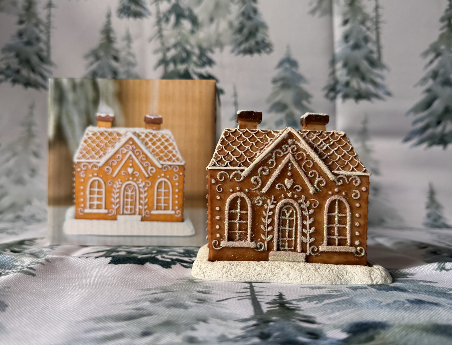Gingerbread House Incense Cone Burner