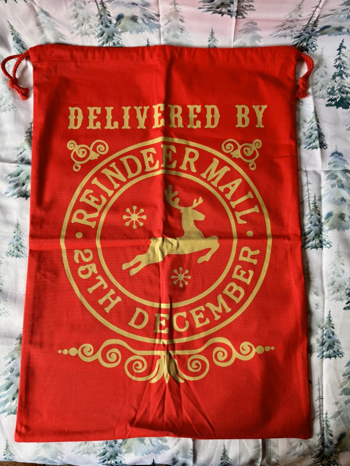 Santa Sack "Reindeer Mail"