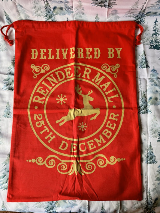 Santa Sack "Reindeer Mail"