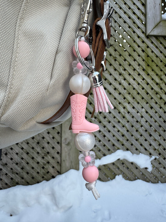 Cowgirl Boot Keychain