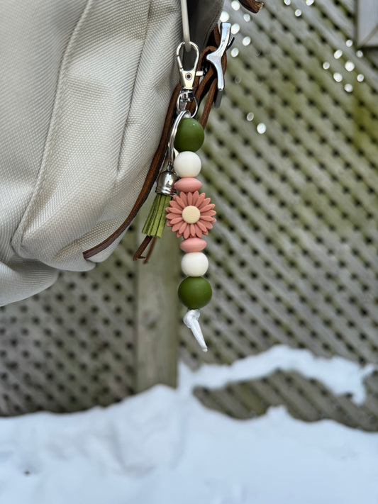 Spring Boho Keychain