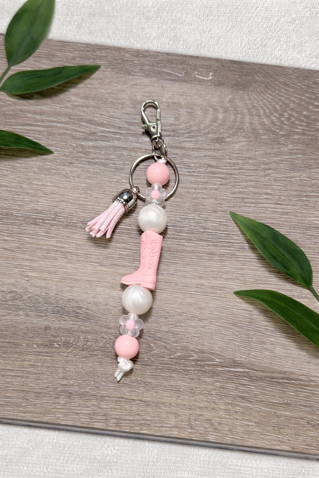 Cowgirl Boot Keychain