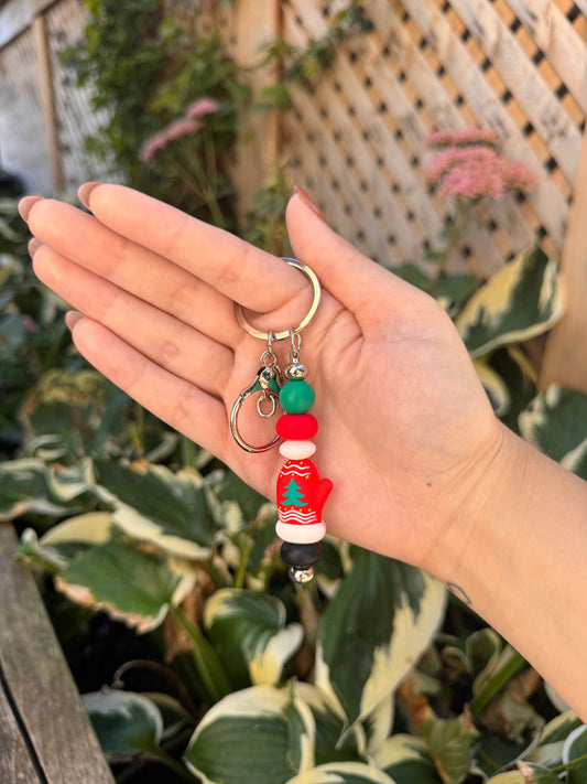 Christmas Mitten Keychain