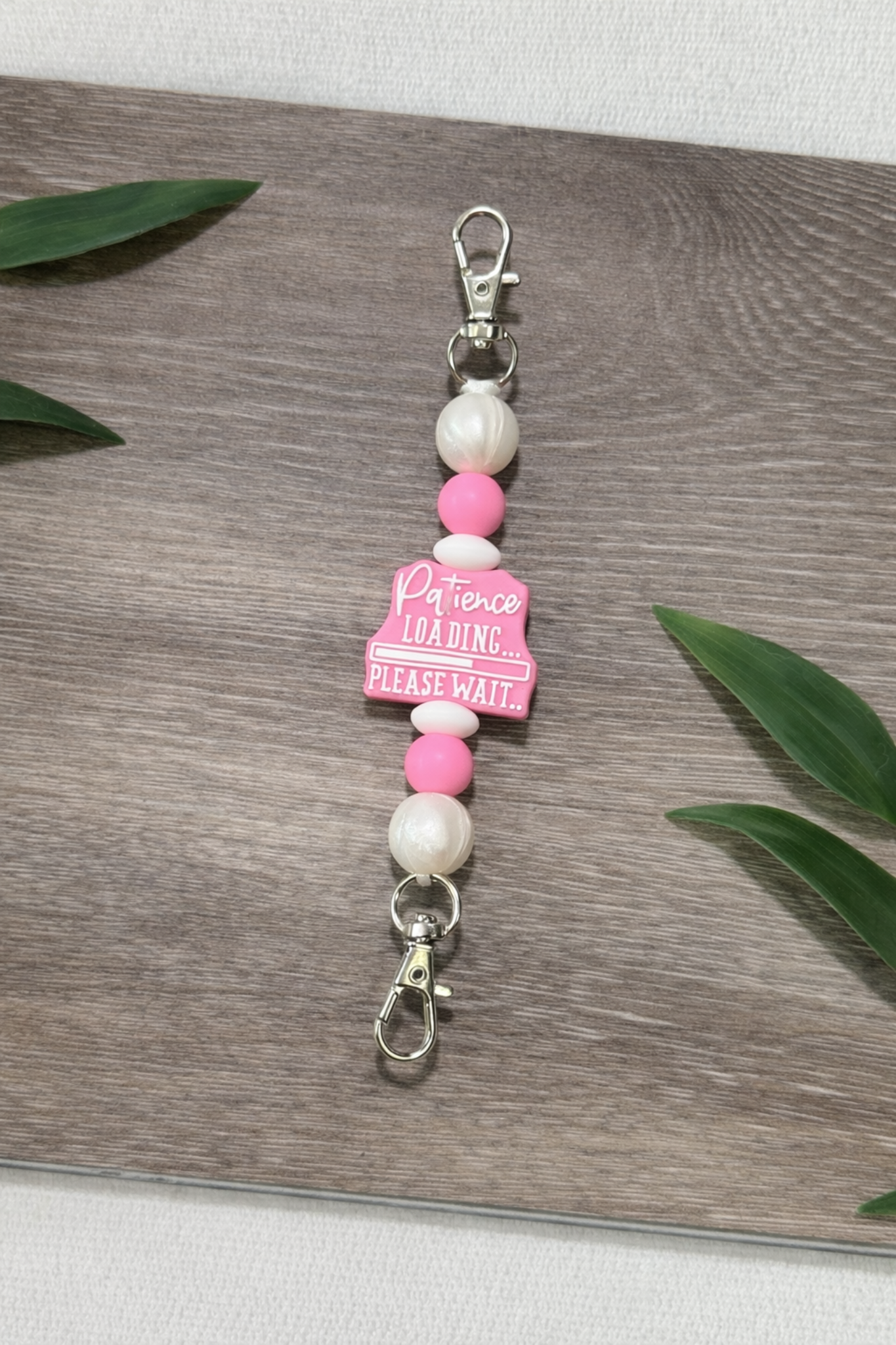 Pink Patience Loading Strap for E-Reader