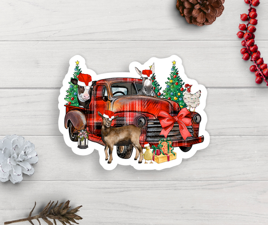 Farm Animals Vinyl Sticker